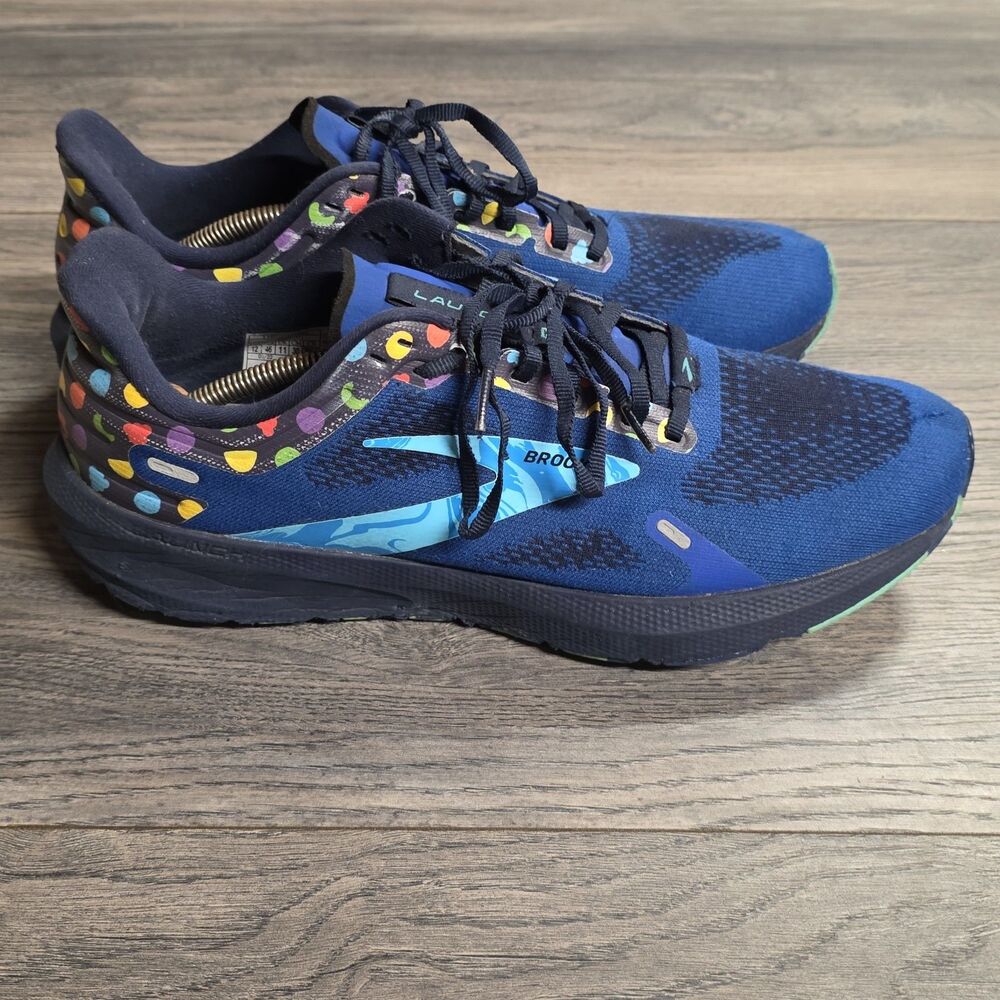Brooks Launch 9 Mens Running Shoes Blue Multi Color 1103861D462 Size 12